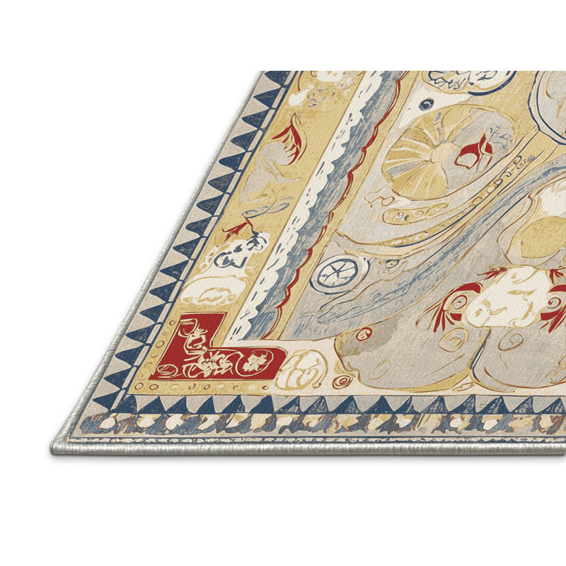 Snappy Dash Rug, Square 7'