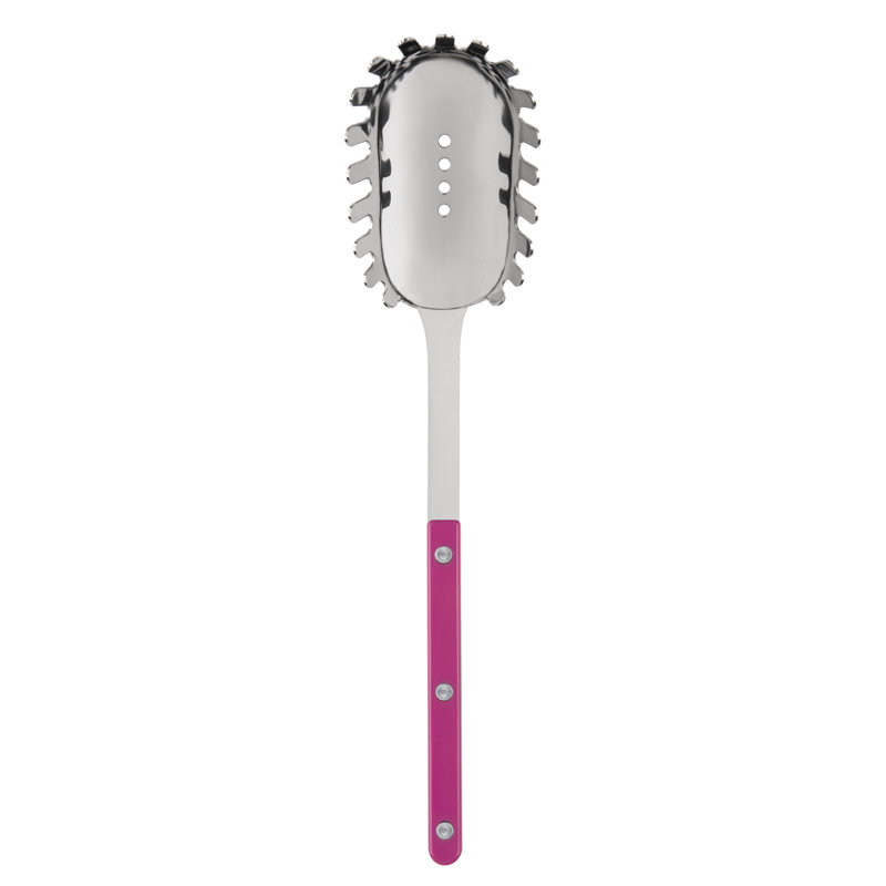 Bistrot Solid Pasta Scoop, Raspberry