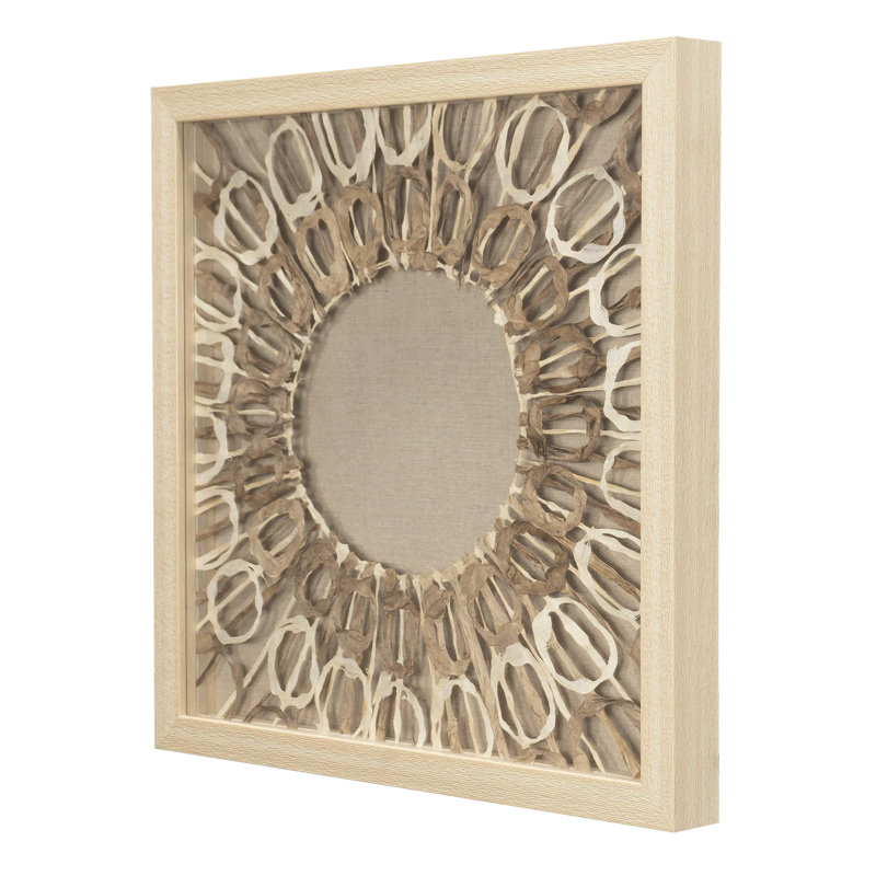 Handmade Abstract Wall Decor on Paper