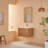 30" Wall Mounted & Floating Single Vanity with Ceramic Sink