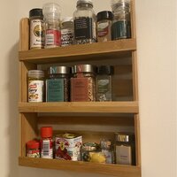 Kitcheniva Bamboo Spice Rack Countertop Organizer, 3 Tier