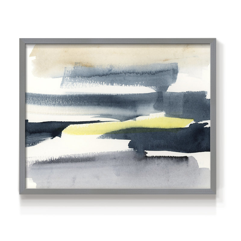 Peeking Sunshine III - reproduction encadrée, H 22 po x l 28 po, Gris