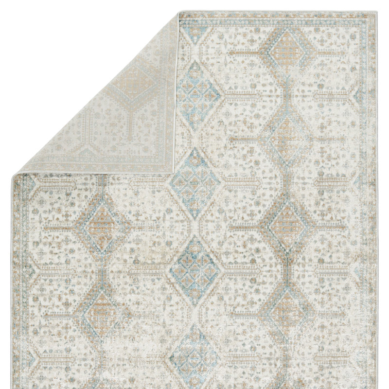 Geometric Indoor Rug, Runner 2'6" x 10'