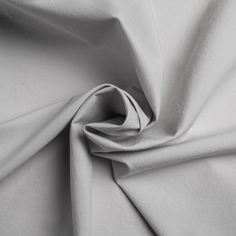 Ensemble de draps 100% coton 200 fils, Gris nuageux, Grand
