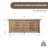 Amalfi 91'' Solid Wood Sideboard