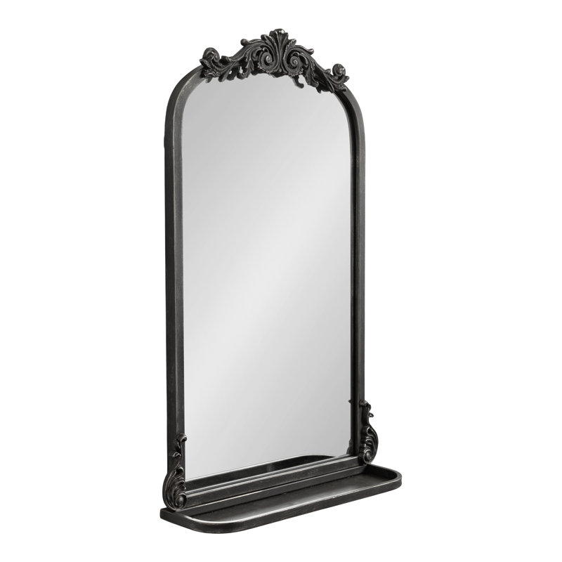 Miroir d'appoint Stride, Noir, 25 po x 16 po