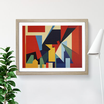 XH1022-8694X Suprematism Modern Art Vol.5 Abstract - Single Picture Frame Painting
