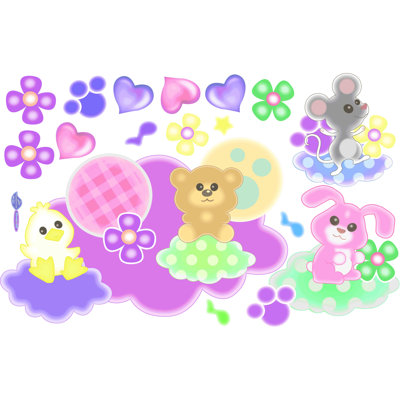 Dreamtime Nursery Non-Wall Damaging Wall Decal