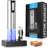 Zulay Electric Stainless Steel Automatic Wine Bottle Opener With Charging Base and Foil Cutter