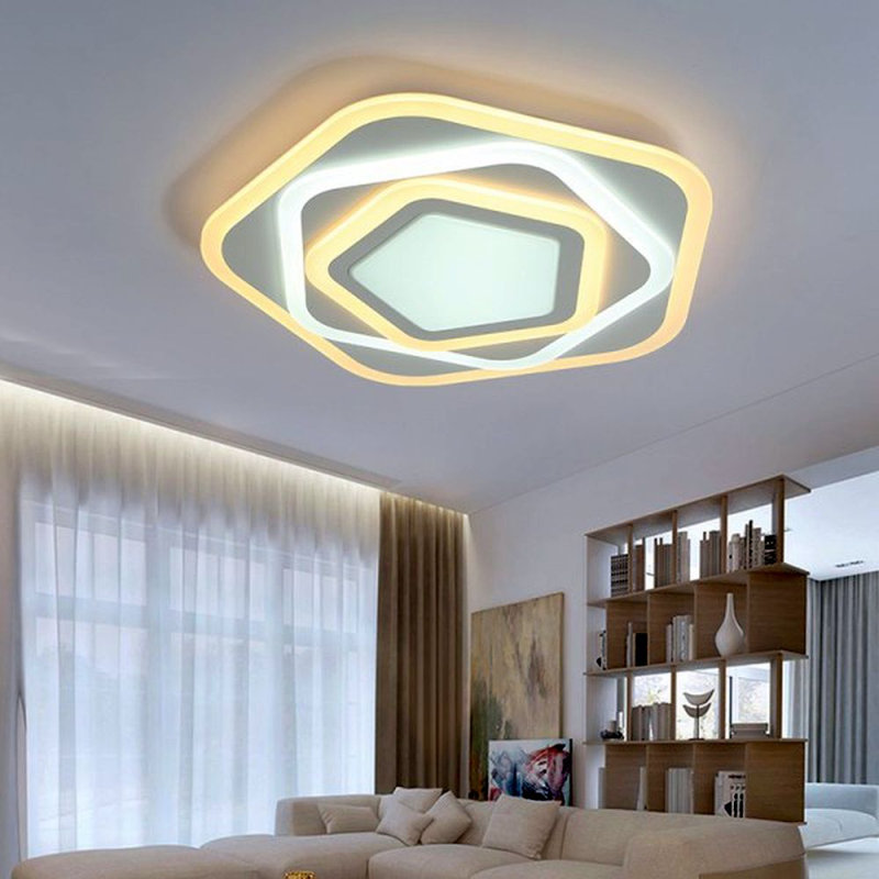 Abrey Acrylic LED Flush Mount