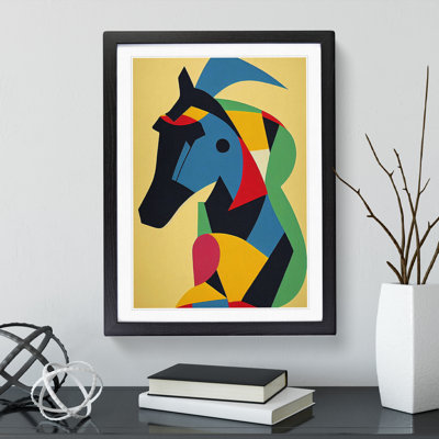 Horse In Abstract No.3 - Single Picture Frame Print