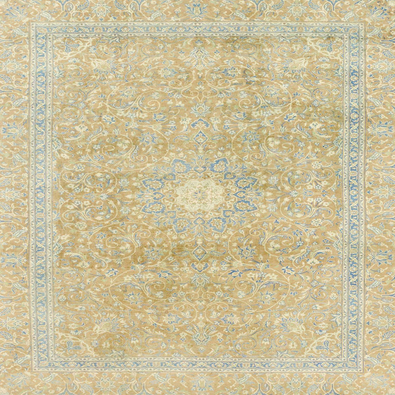 Tapis abstrait moderne 2102, Carré 3 pi