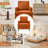 Mid-Century Linen Accent Chair – Stylish-699627434