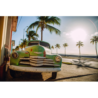 Cuban Car, Cienfuegos 1 Piece Wrapped Canvas Wall Art