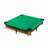 Gorilla Playsets 45.5" x 8" Solid Wood  Square Sandbox with Cover