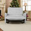 Fauteuil inclinable manuel en tissu d'ameublement durable-2091677875