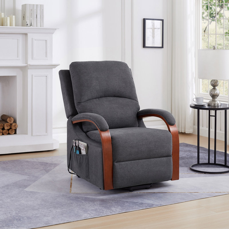 Fauteuil inclinable électrique Power Lift, Mélange de lin gris