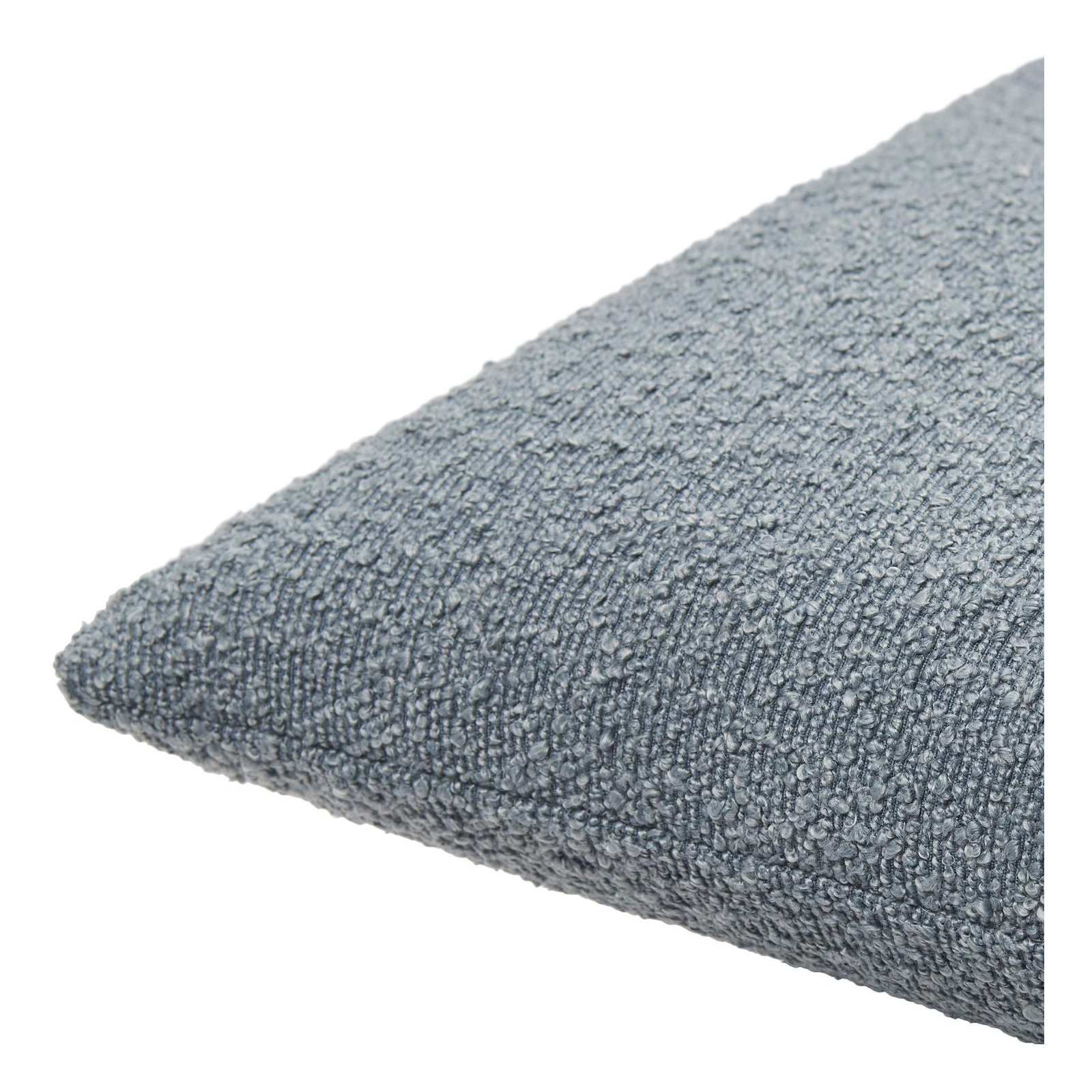 Amalfi Boucle Throw Pillow, Polyester/Polyfill, 20" x 20", Slate