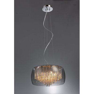 - Light White Drum Pendant