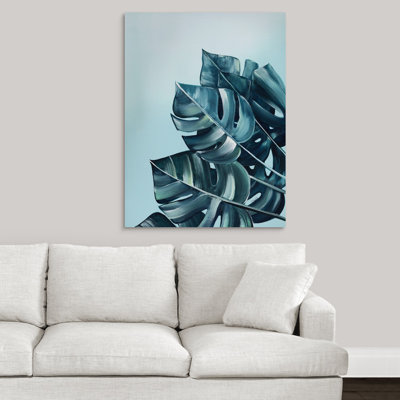 « tropical palms vi », peinture sur toile