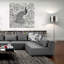 «Peacock Garden III BW» par Miranda Thomas, art mural en verre acrylique-821328579