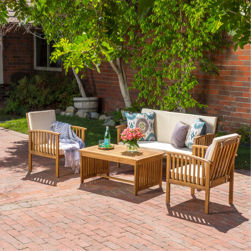 4Pc Chat Set, Teak