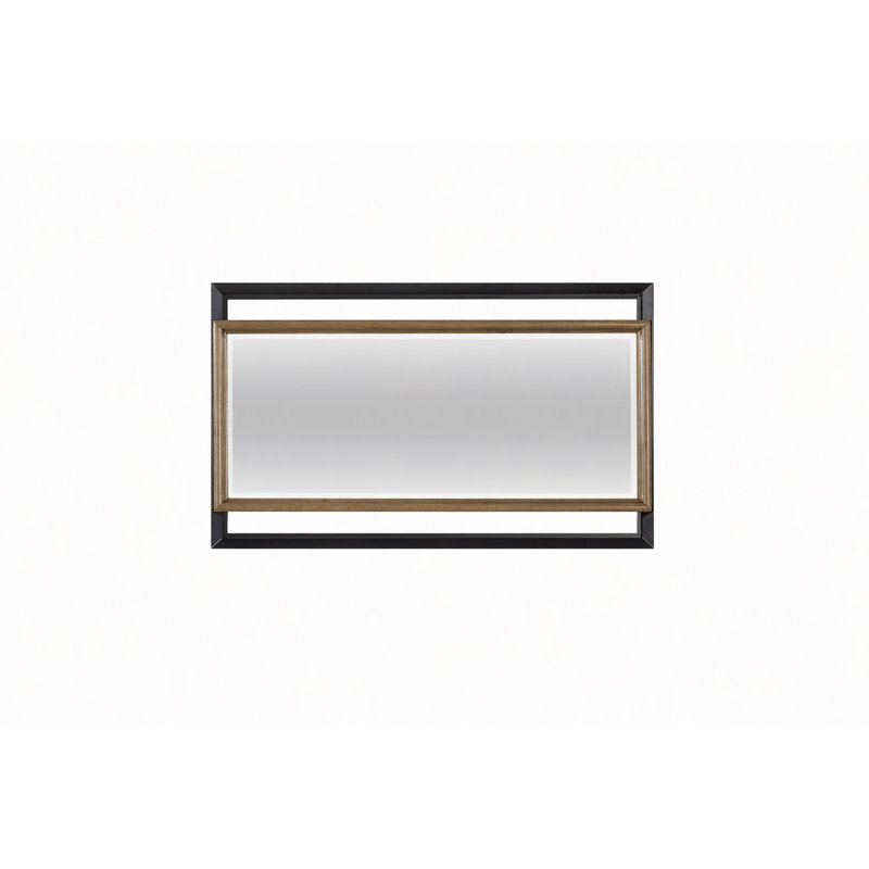 Miroir de paysage en métal