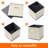 12 Packs Storage Cubes,Cube Storage Bins,Foldable Decorative Fabric Storage Baskets For Organizing Home Organizers With Handles For Shelves, Closet, Grey-1350906417
