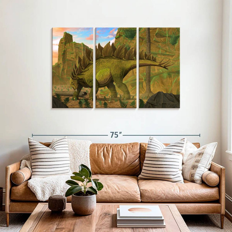 Brampt Stegosaurus, 36" H x 57" W