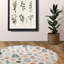 Tapis tressé Floral Greens-1031442904