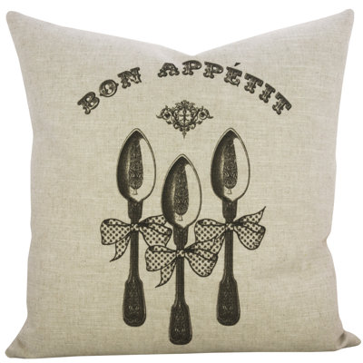 Linen Reversible Throw Pillow