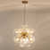 Mablean 12 - Light Dimmable Sputnik Sphere Chandelier