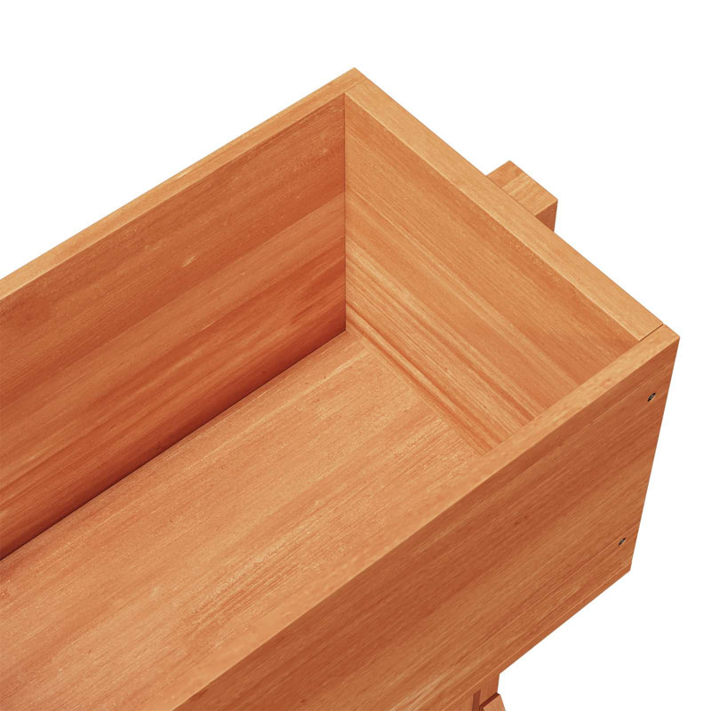 Wood Planter, Brown