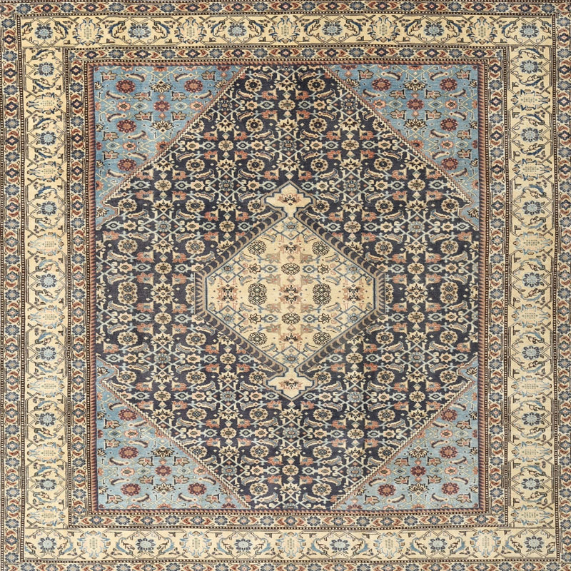 Performance Oriental Indoor Rug, Square 4'