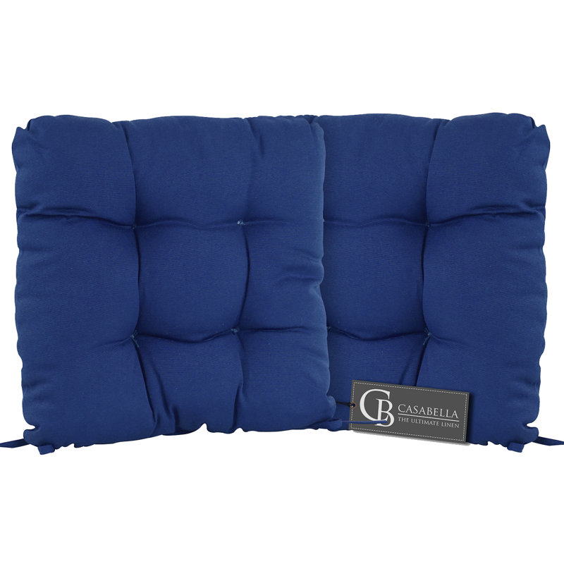 Comfortable Garden Seat Cushion, Navy Blue