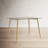Aryes Glass Top Dining Table