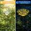 8 modes de feux d'artifice solaires et 120 lumières de paysage de jardin à DEL imperméables pour le décor des Fêtes-79507378