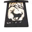 7" Square Deer At Dawn Mini Pendant