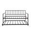Space-saving Twin Metal Beds With Trundle For Modern Home