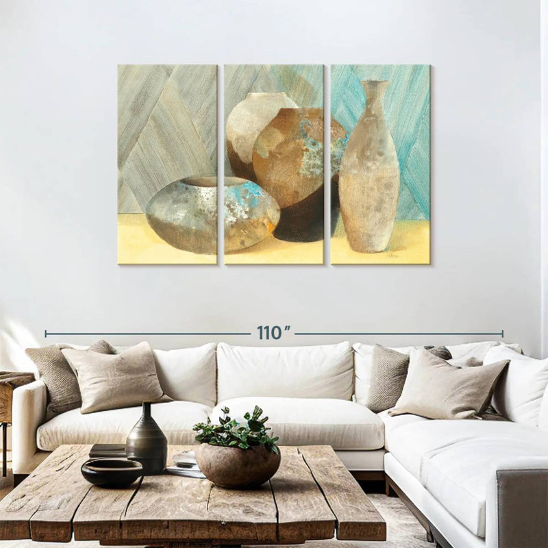 Senne Raku Study, 48" H x 74" W