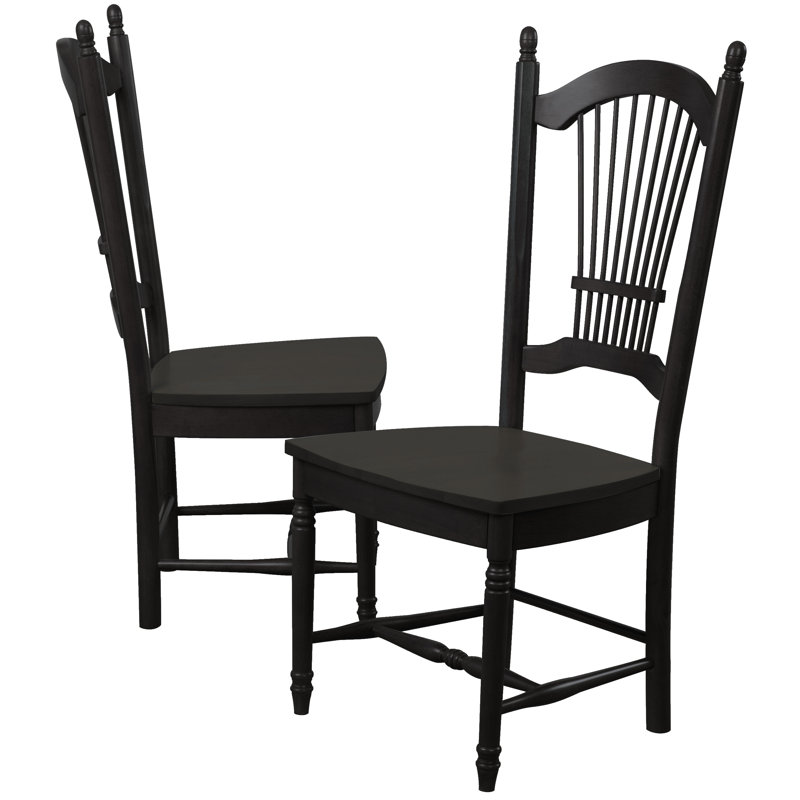 Liudger 18'' H Side Chair, Antique Black