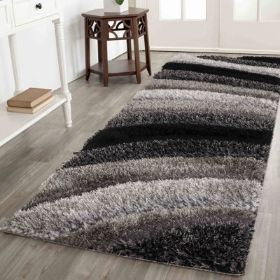 Boise Geometric Shaggy Area Rug
