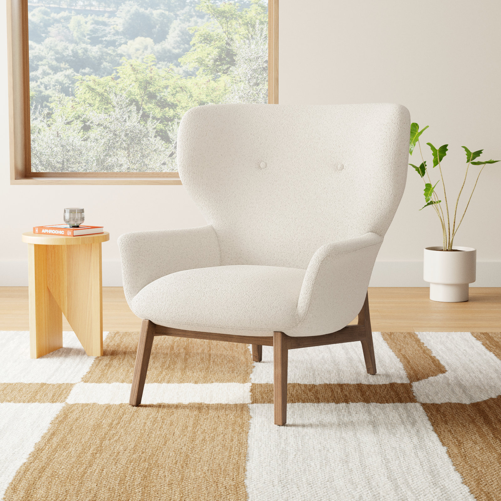 Elvie Wingback Chair
