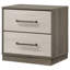 Edmondson Grey Oak 2-Drawer Nightstand-732890453
