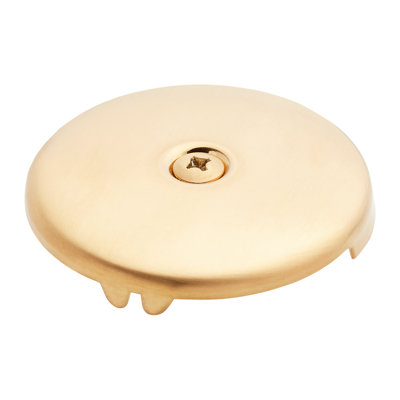 Overflow Cover Plate with Single Screw