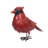 Metal Cardinal Statue