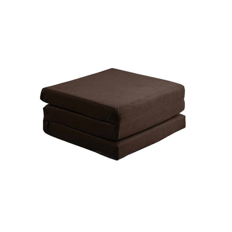 Dull 7cm Mattress Cube Futon  Mattress, Chocolate