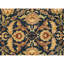 High-Quality Hand-Knotted Black And Gold Area Rug