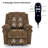 Andryc Upholstered Power Lift Assist Recliner with Massage & Side Pocket & Remote Control-314336452