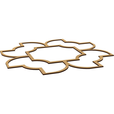 Panneau mural en bois Anderson 3D (paquet de 1)